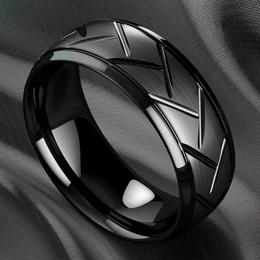 Black Groove Ring - Berserk Jewels Jewelery Jewellery