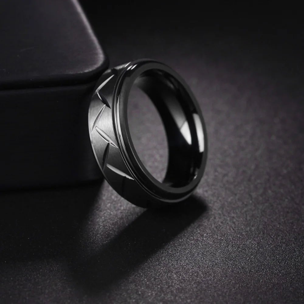 Black Groove Ring - Berserk Jewels Jewelery Jewellery