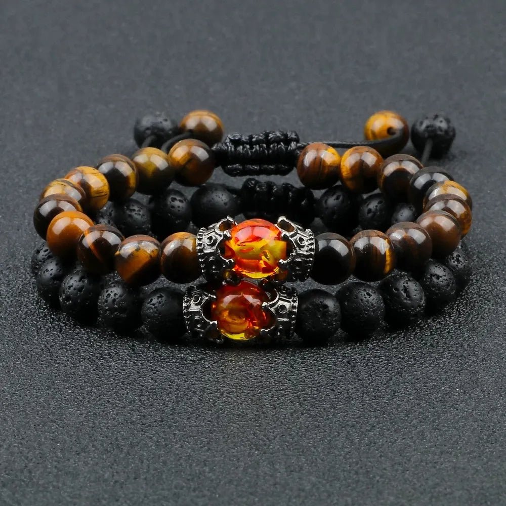 Black Lava Stone Bracelet - Berserk Jewels Jewelery Jewellery