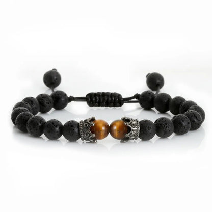 Black Lava Stone Bracelet - Berserk Jewels Jewelery Jewellery