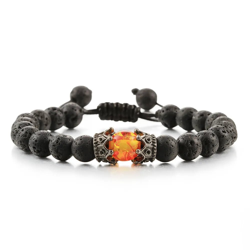 Black Lava Stone Bracelet - Berserk Jewels Jewelery Jewellery