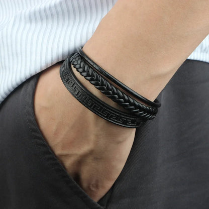 Braided Leather Bracelet - Berserk Jewels Jewelery Jewellery