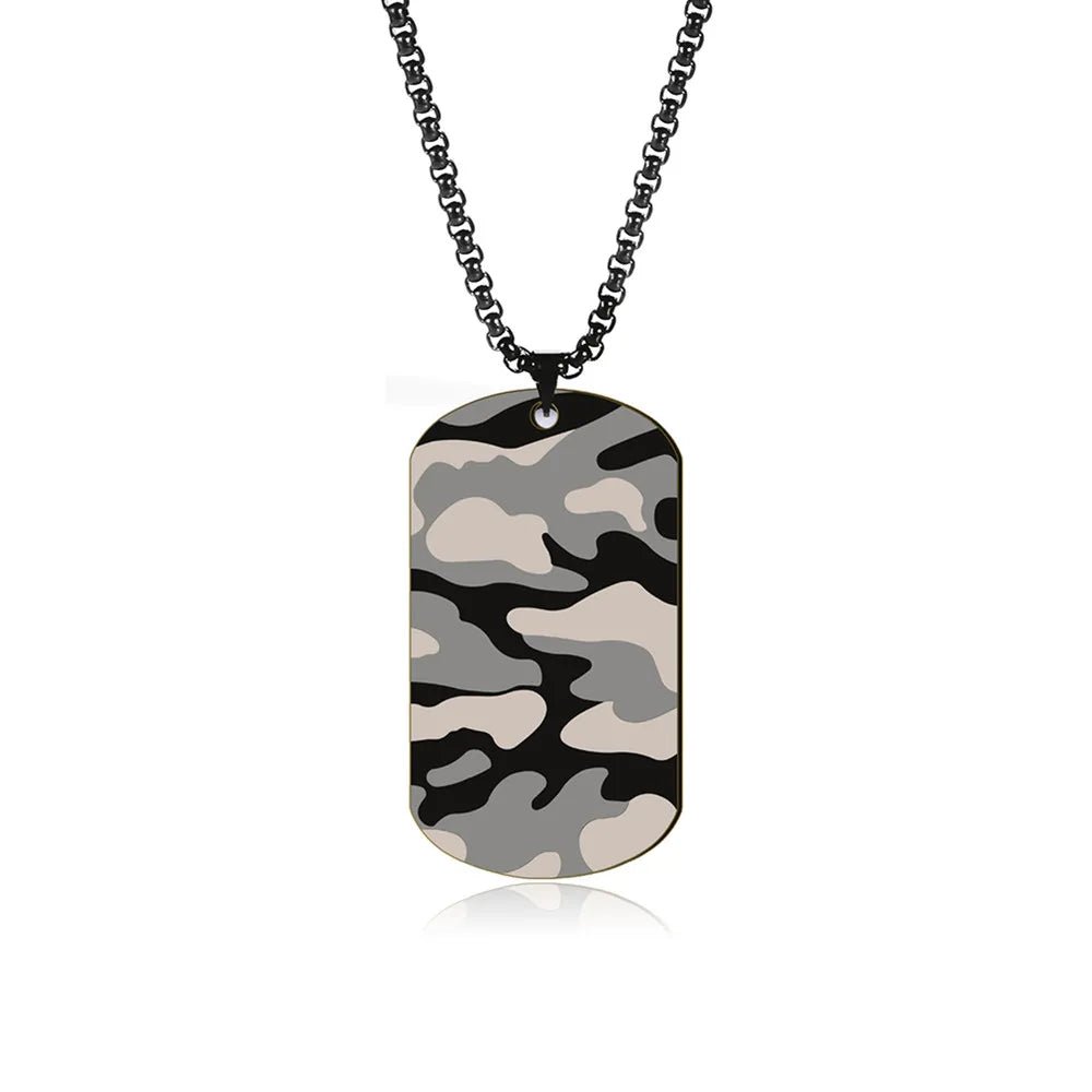 Camouflage Military Dog Tag - Berserk Jewels Jewelery Jewellery