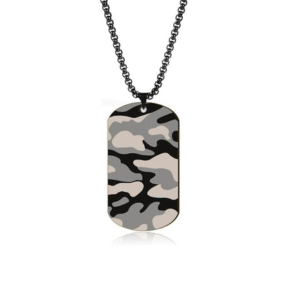 Camouflage Military Dog Tag - Berserk Jewels Jewelery Jewellery