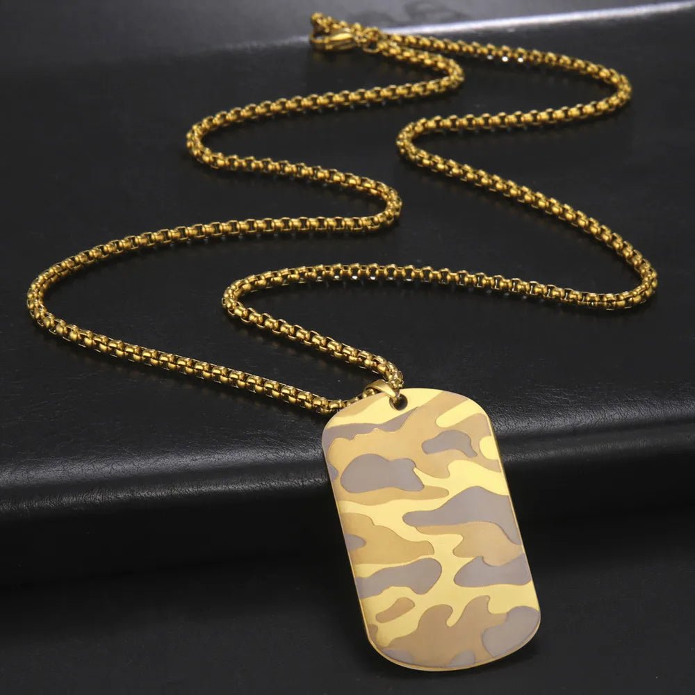 Camouflage Military Dog Tag - Berserk Jewels Jewelery Jewellery