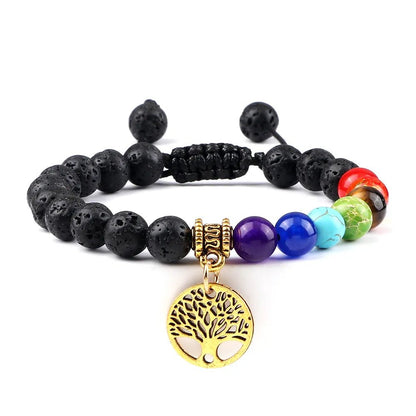 Chakra Life Tree Bracelet - Berserk Jewels Jewelery Jewellery