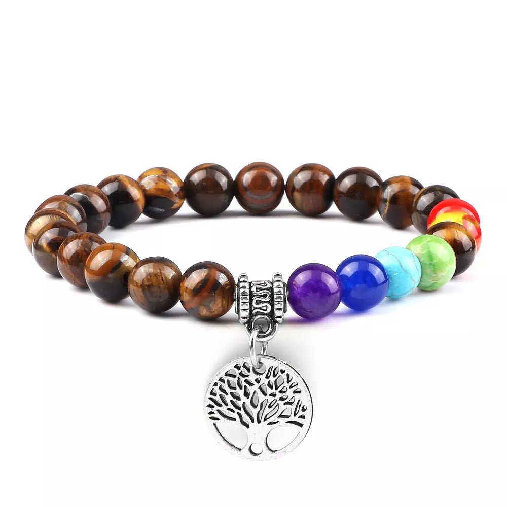 Chakra Life Tree Bracelet - Berserk Jewels Jewelery Jewellery