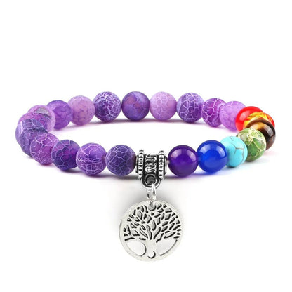 Chakra Life Tree Bracelet - Berserk Jewels Jewelery Jewellery