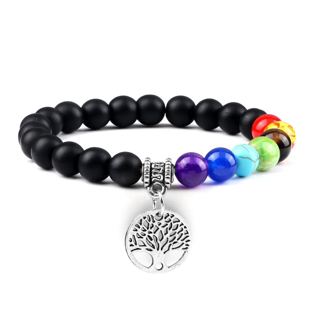 Chakra Life Tree Bracelet - Berserk Jewels Jewelery Jewellery