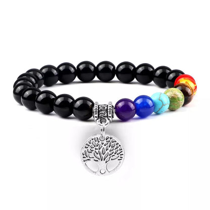 Chakra Life Tree Bracelet - Berserk Jewels Jewelery Jewellery