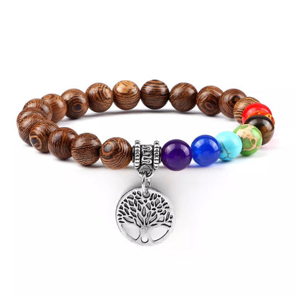 Chakra Life Tree Bracelet - Berserk Jewels Jewelery Jewellery