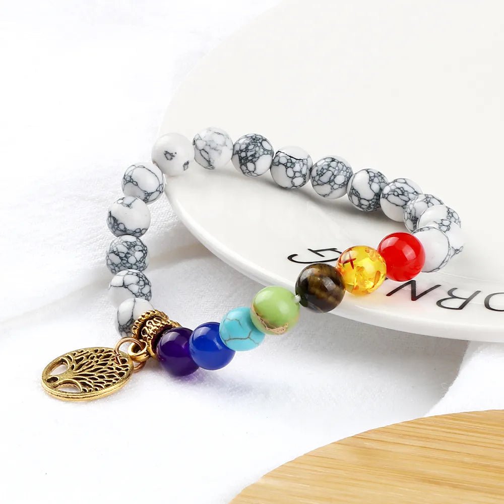 Chakra Life Tree Bracelet - Berserk Jewels Jewelery Jewellery