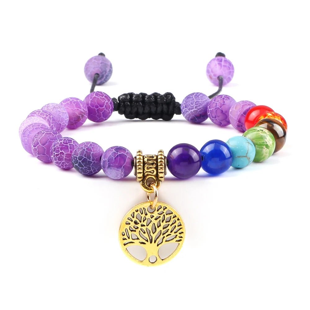 Chakra Life Tree Bracelet - Berserk Jewels Jewelery Jewellery