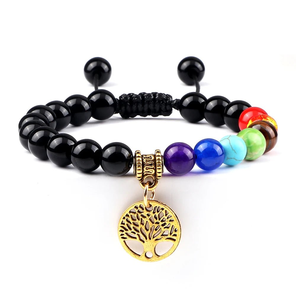 Chakra Life Tree Bracelet - Berserk Jewels Jewelery Jewellery