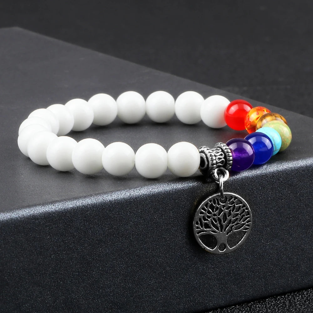 Chakra Life Tree Bracelet - Berserk Jewels Jewelery Jewellery