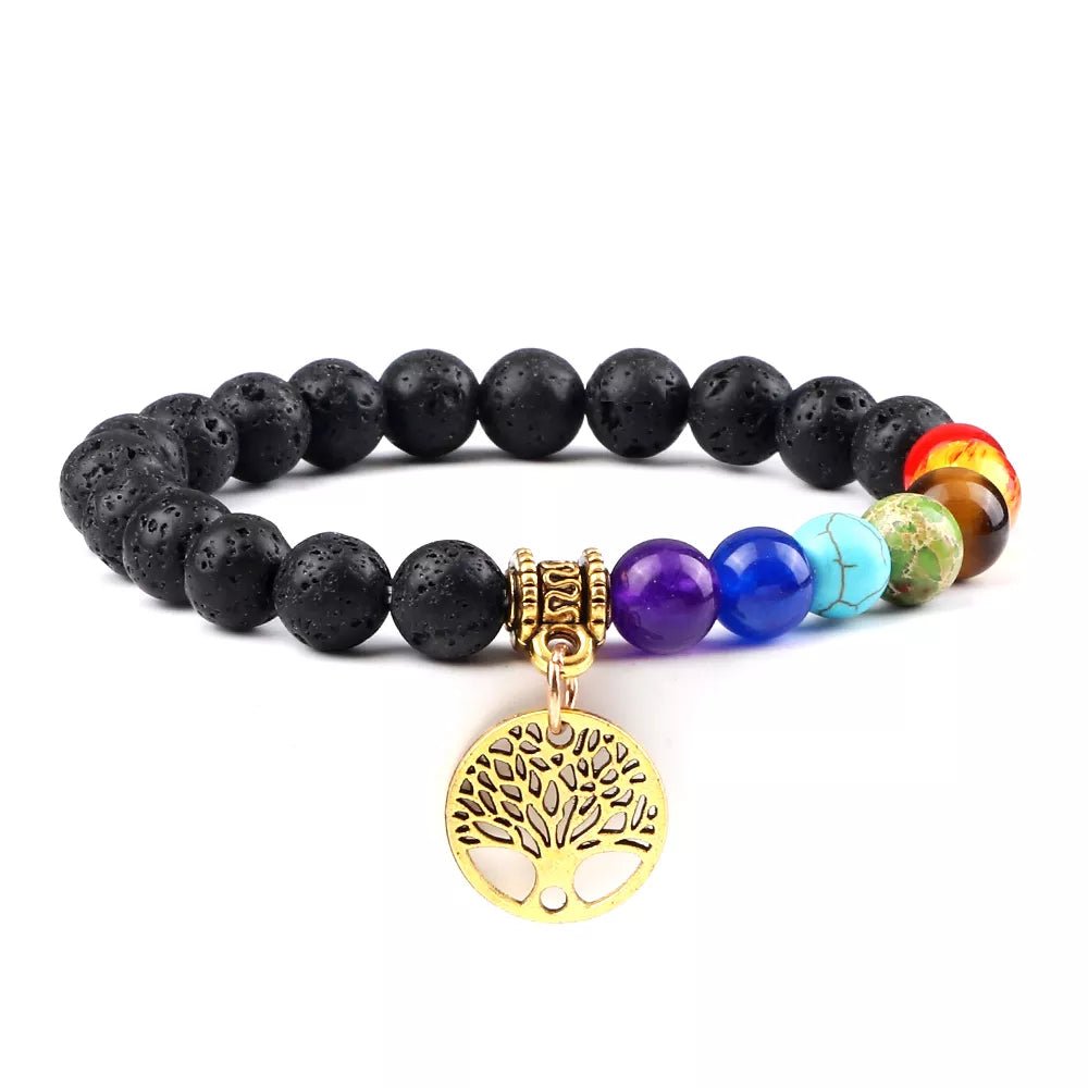 Chakra Life Tree Bracelet - Berserk Jewels Jewelery Jewellery