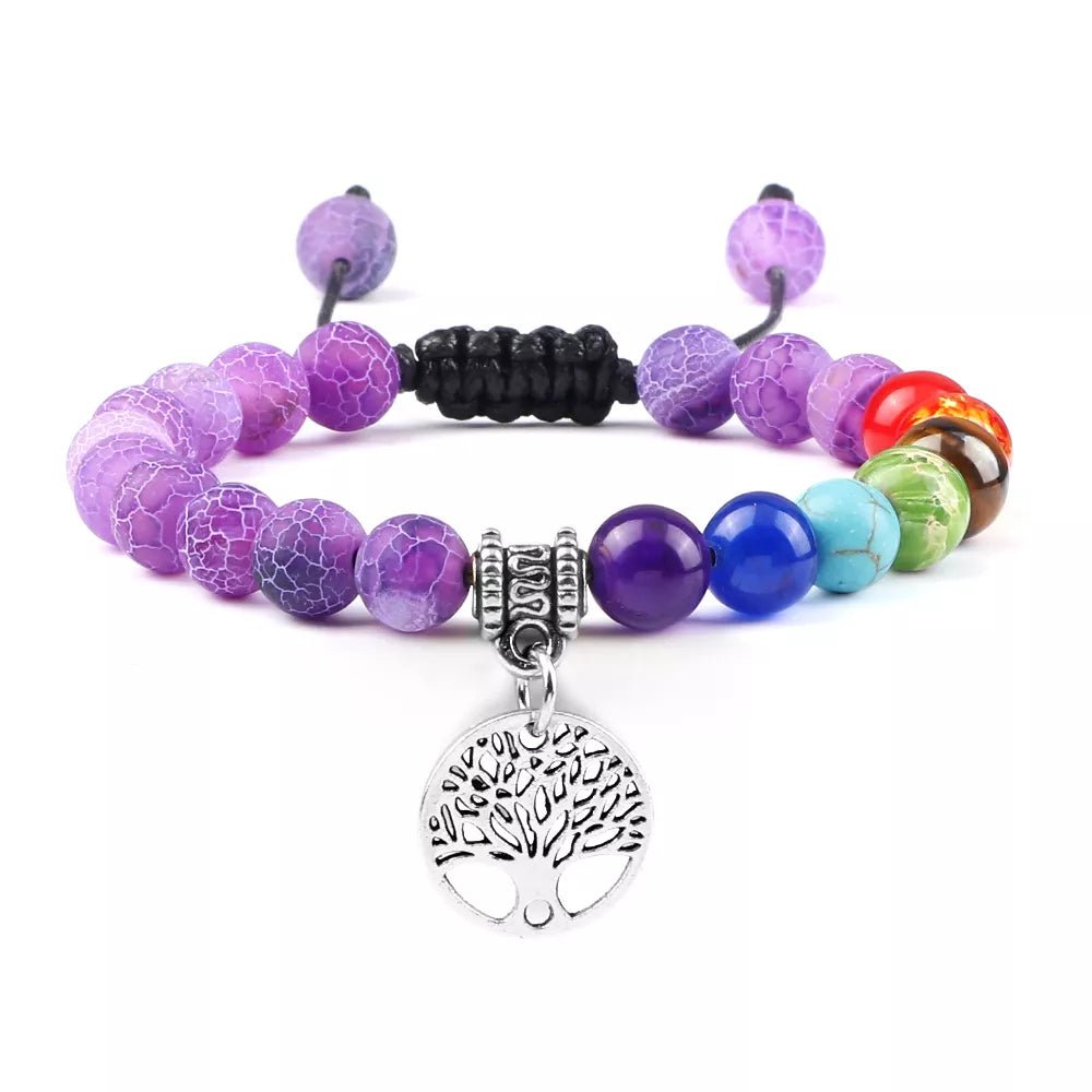 Chakra Life Tree Bracelet - Berserk Jewels Jewelery Jewellery