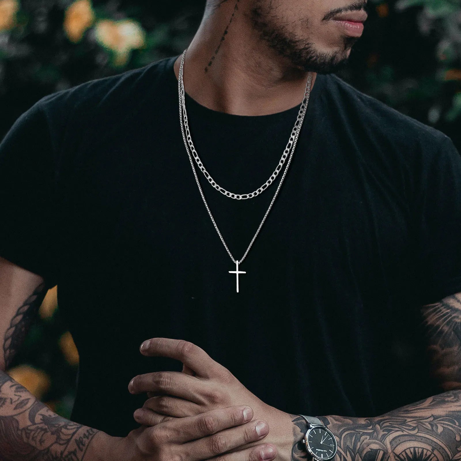 Cross Necklace + Chain Set - Berserk Jewels Jewelery Jewellery