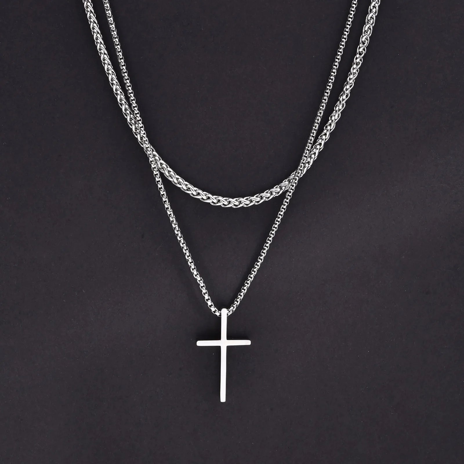 Cross Necklace + Chain Set - Berserk Jewels Jewelery Jewellery