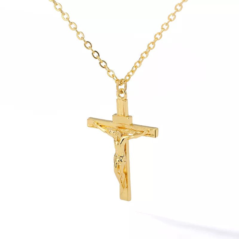 Crucifix Pendant Necklace - Berserk Jewels Jewelery Jewellery