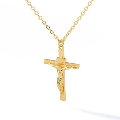 Crucifix Pendant Necklace - Berserk Jewels Jewelery Jewellery