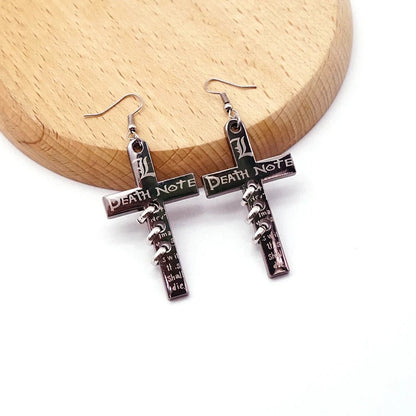 Death Note Earrings - Berserk Jewels Jewelery Jewellery