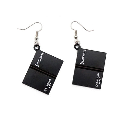 Death Note Earrings - Berserk Jewels Jewelery Jewellery