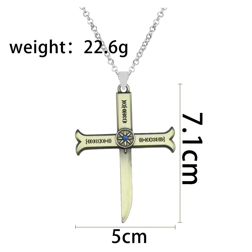 Dracule Mihawk Sword Necklace - Berserk Jewels Jewelery Jewellery