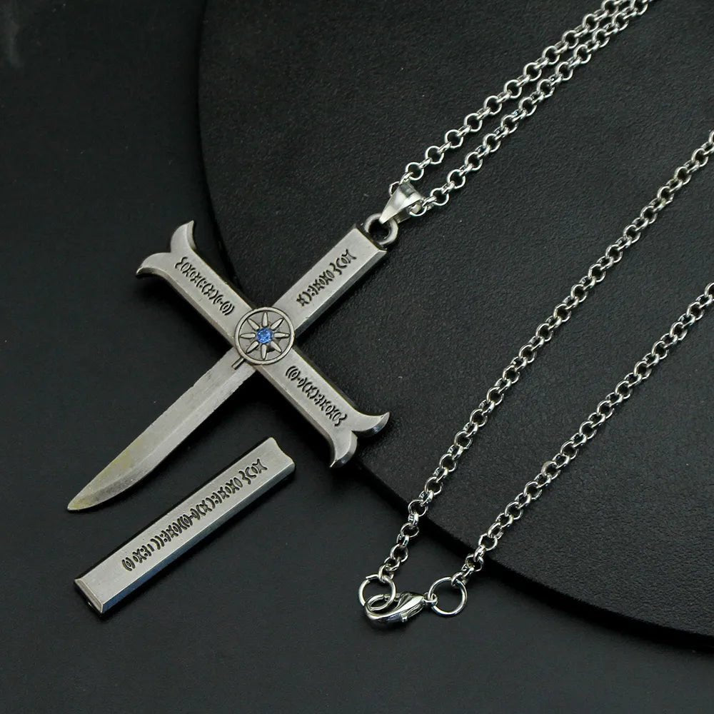 Dracule Mihawk Sword Necklace - Berserk Jewels Jewelery Jewellery