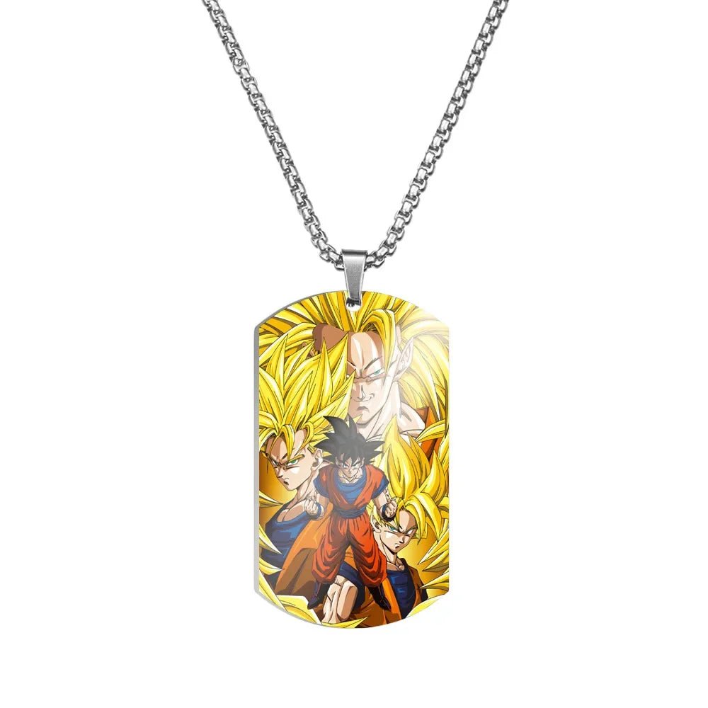 Dragon Ball Z Dog Tag Necklace - Berserk Jewels Jewelery Jewellery