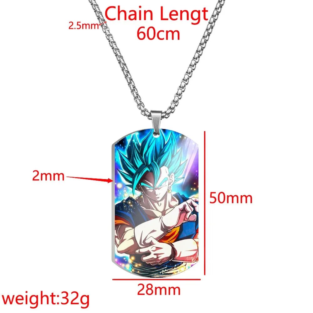 Dragon Ball Z Dog Tag Necklace - Berserk Jewels Jewelery Jewellery