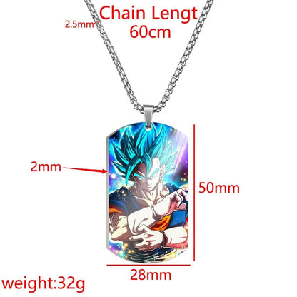 Dragon Ball Z Dog Tag Necklace - Berserk Jewels Jewelery Jewellery