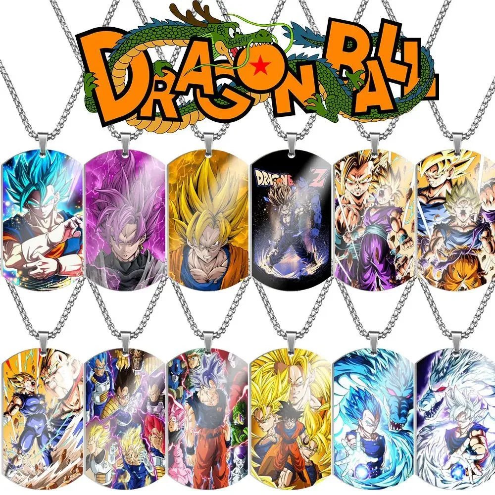 Dragon Ball Z Dog Tag Necklace - Berserk Jewels Jewelery Jewellery