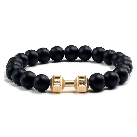 Dumbbell Bracelets - Mens Anime Jewelry Jewellery