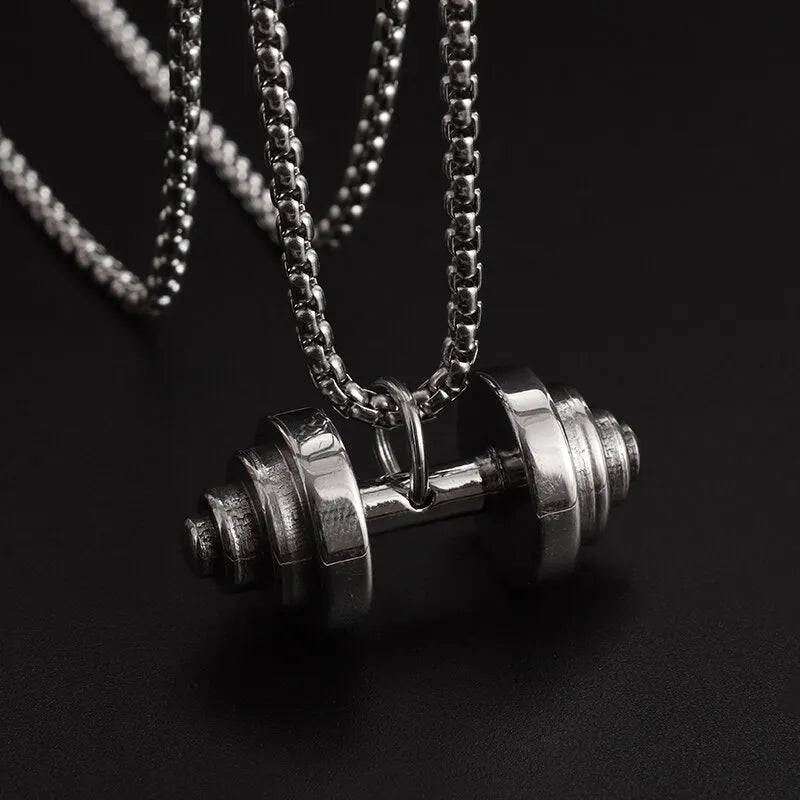 Dumbbell Necklace - Berserk Jewels Jewelery Jewellery