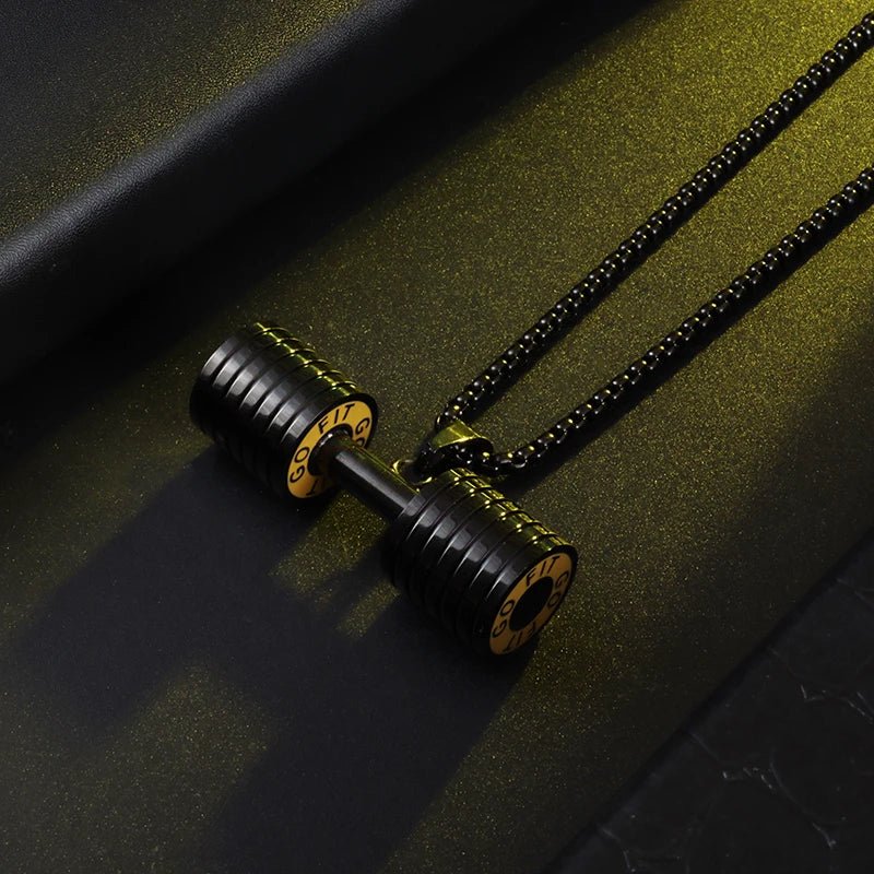 Dumbbell Necklaces - Berserk Jewels Jewelery Jewellery