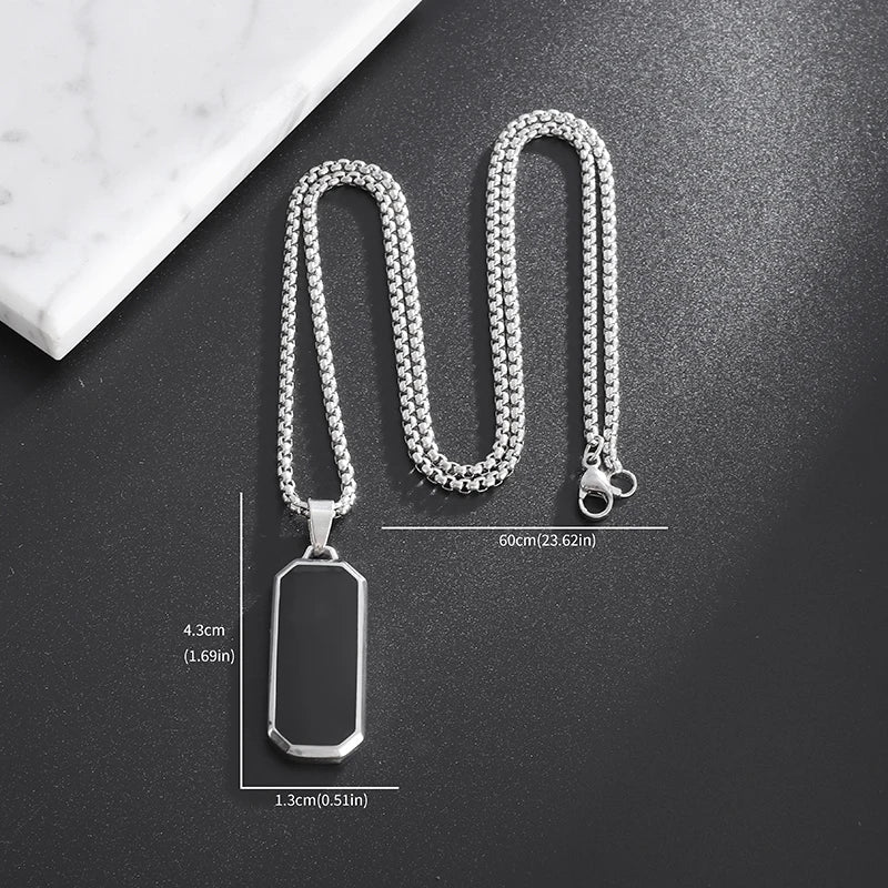 Exquisite Rectangular Pendant Necklace - Berserk Jewels Jewelery Jewellery