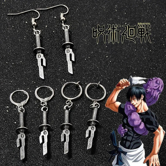 Jujutsu Kaisen Toji Earrings - Berserk Jewels Jewelery Jewellery