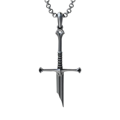 LOTR Narsil Sword Necklace - Mens Anime Jewelry Jewellery