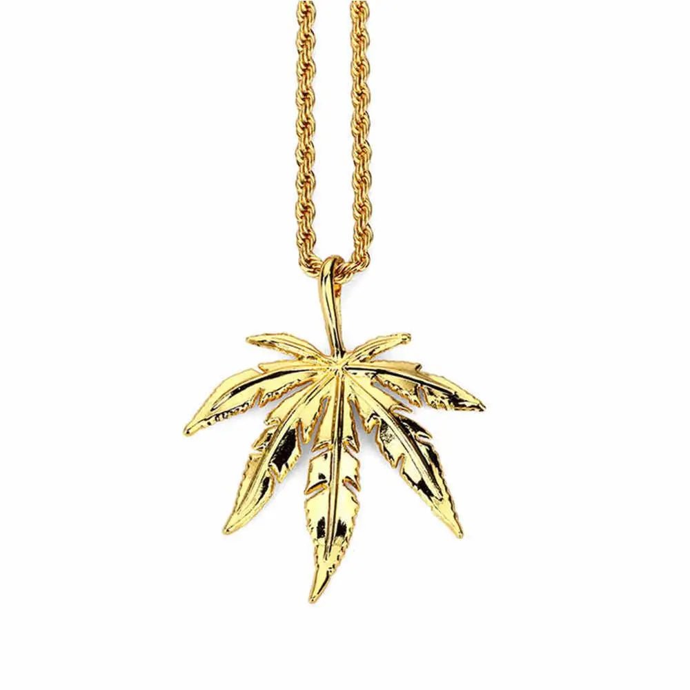 Maple leaf Pendant Necklace - Berserk Jewels Jewelery Jewellery