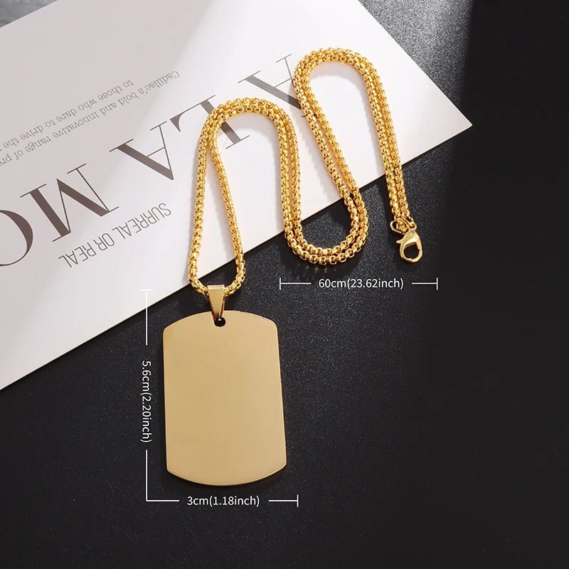 Military Dog Tag Necklace - Berserk Jewels Jewelery Jewellery