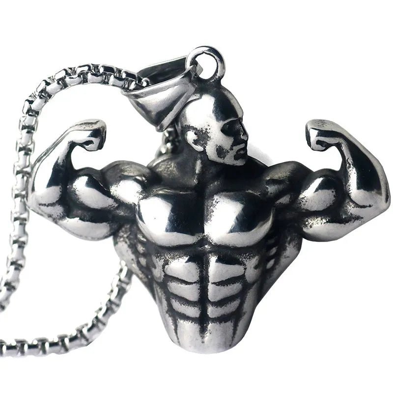 Muscle Flex Gym Necklace - Berserk Jewels Jewelery Jewellery