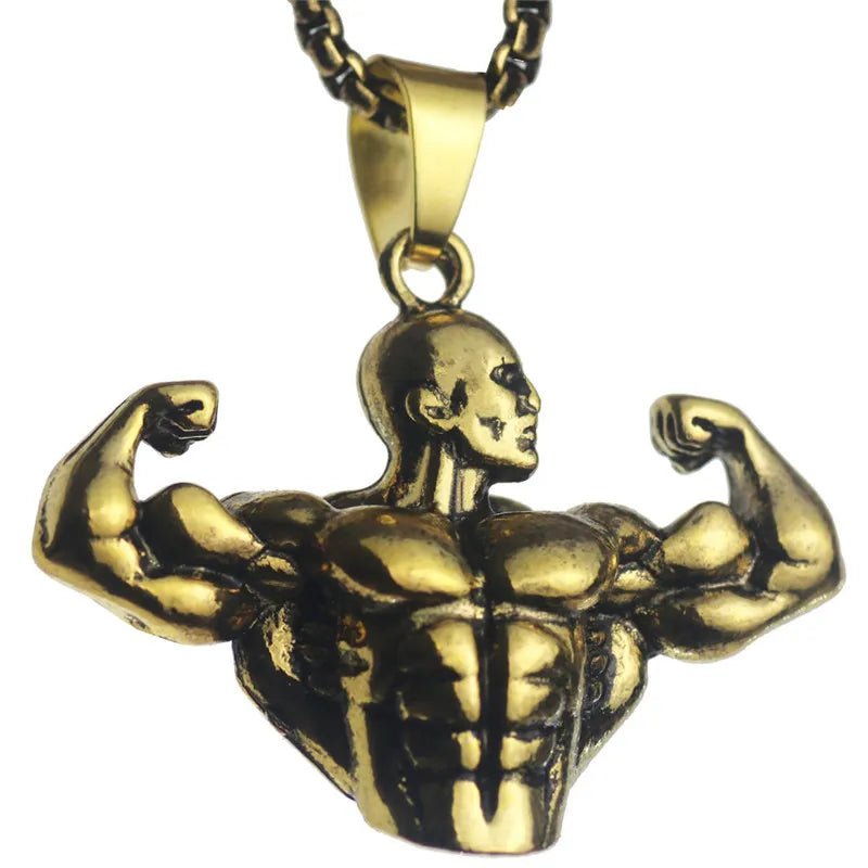 Muscle Flex Gym Necklace - Berserk Jewels Jewelery Jewellery