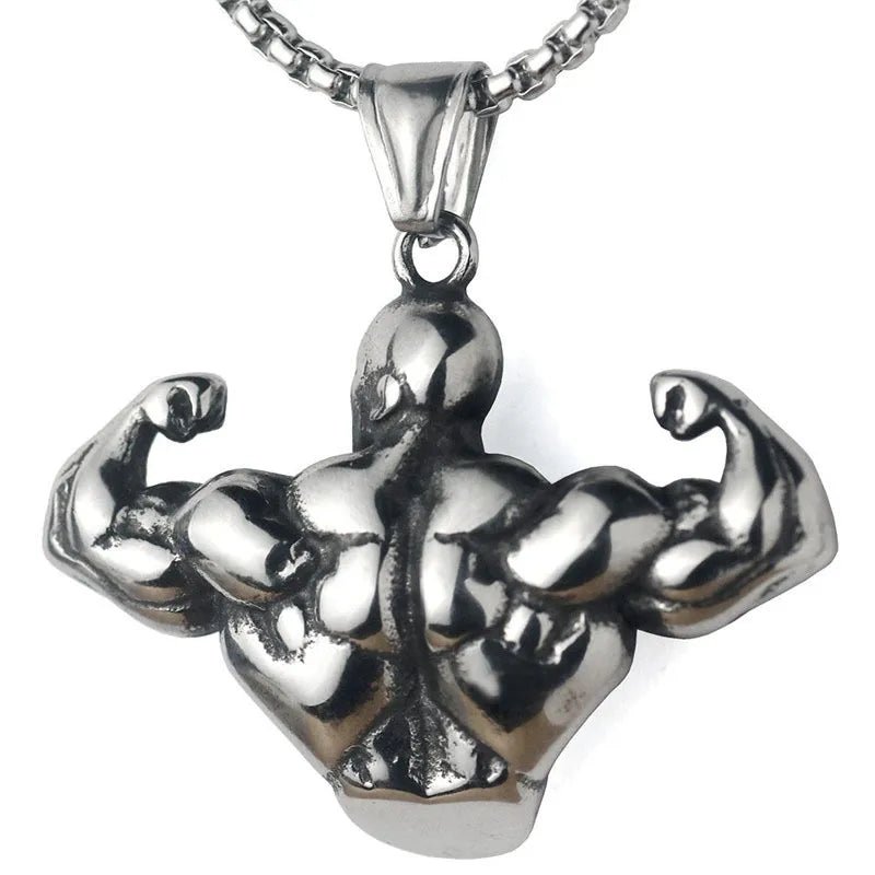 Muscle Flex Gym Necklace - Berserk Jewels Jewelery Jewellery