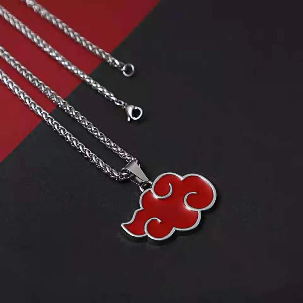 Naruto Akatsuki Red Cloud Necklace - Berserk Jewels Jewelery Jewellery