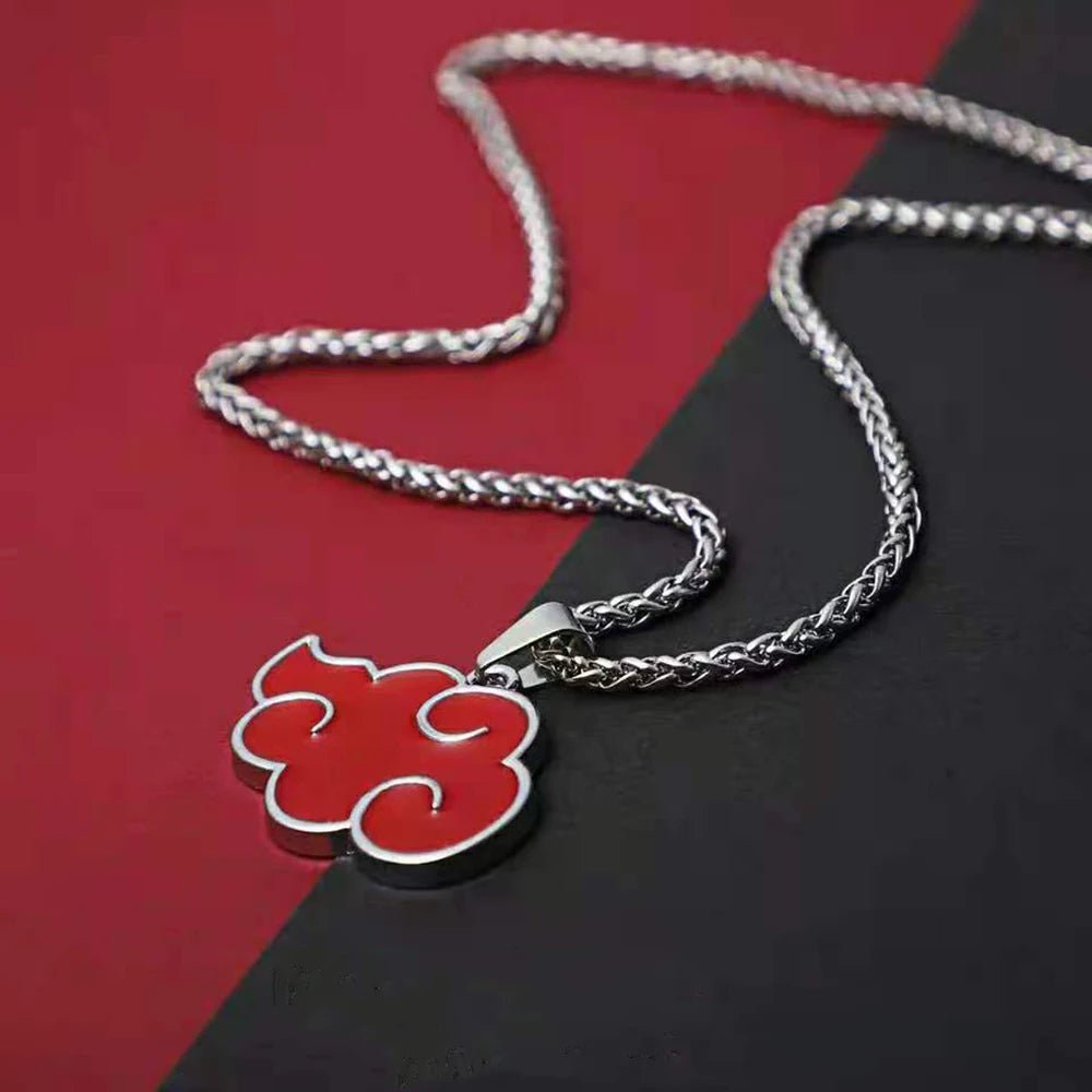 Naruto Akatsuki Red Cloud Necklace - Berserk Jewels Jewelery Jewellery