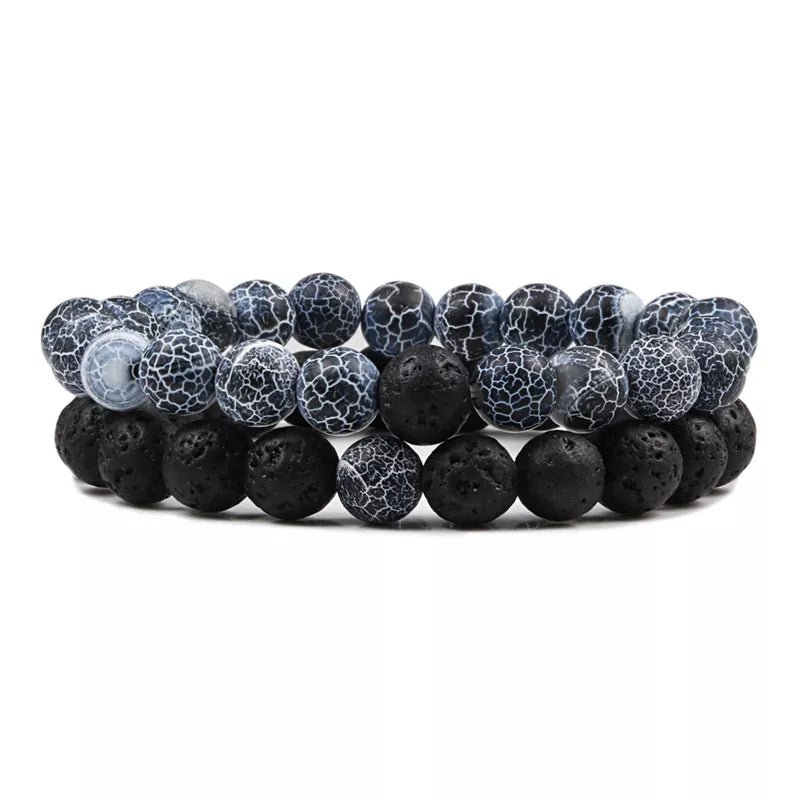 Natural Lava Stone Bracelet - Berserk Jewels Jewelery Jewellery