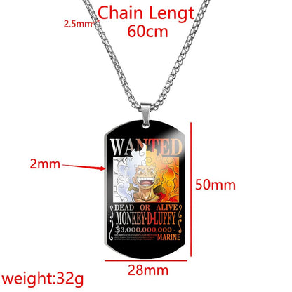 One Piece Wanted Necklace - Berserk Jewels Jewelery Jewellery