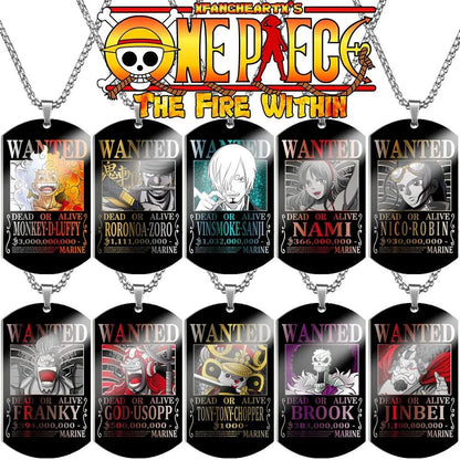 One Piece Wanted Necklace - Berserk Jewels Jewelery Jewellery