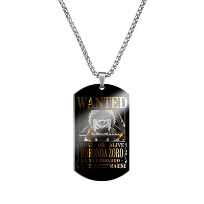 One Piece Wanted Necklace - Berserk Jewels Jewelery Jewellery